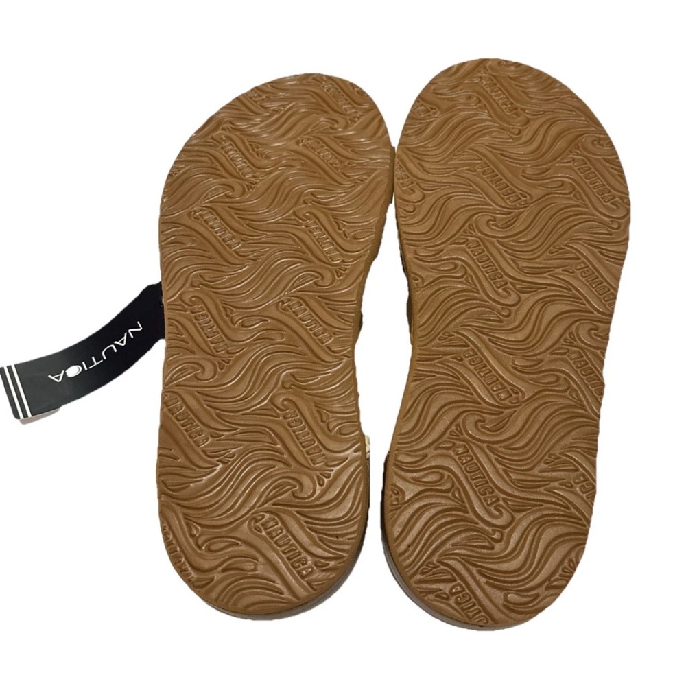 NWT Nautica Women’s‎ Thong Sandals Size 6 Cream Woven Flip-Flop Cushioned Relief - Picture 6 of 6